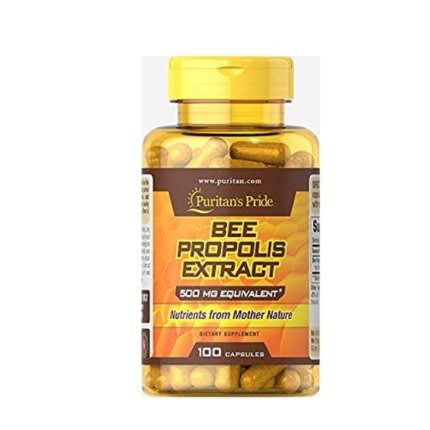 Puritan's Pride Bee Propolis 500 Mg - 100 Capsules