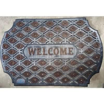 Welcome Rubber Door Foot Mat