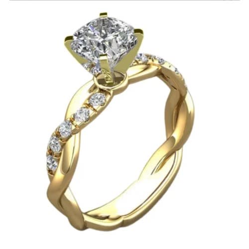 Classic Engagement Rings For Women - Gold