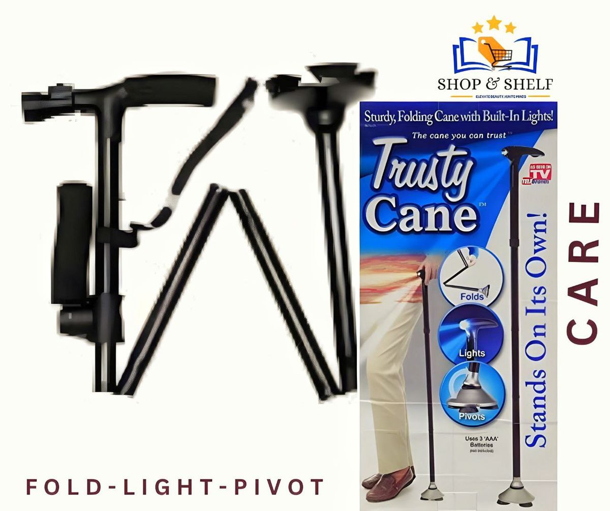 Light Up Your Walk With The Trusty Cane: Sturdy And Portable With Integrated Lights
