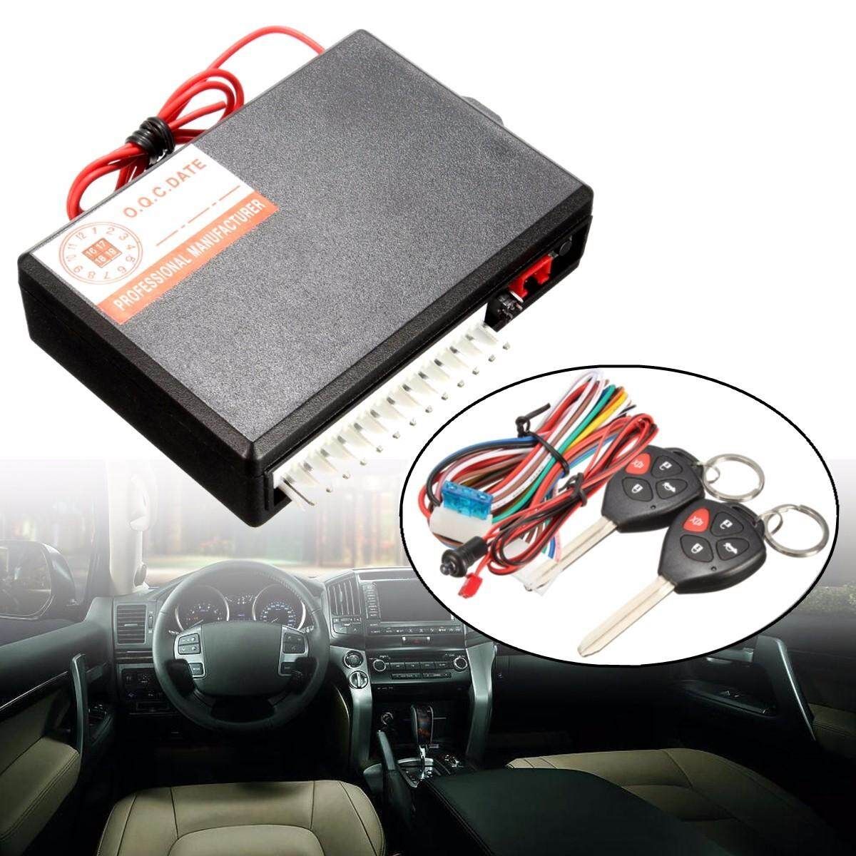 Car Remote Control Burglar Alarm Lock Entry System For Toyota 2 Remote