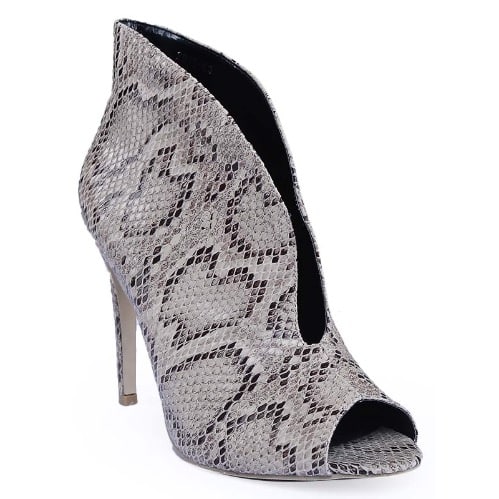 Women's open Toe Boot - Grey