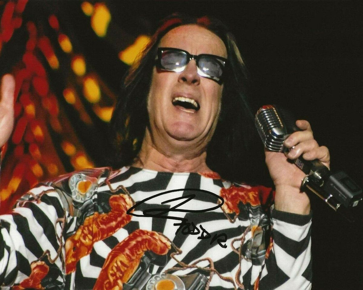 Todd Rundgren Autographed 8x10 Photo Poster painting (Reproduction) 23