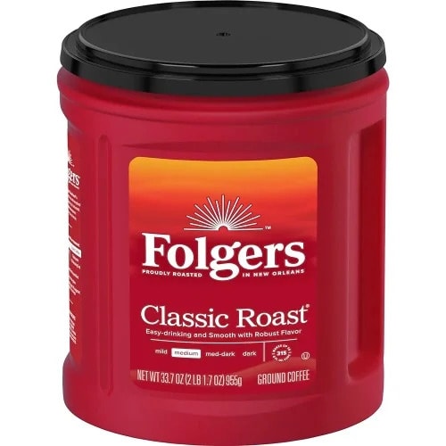 Folgers Classic Roast Medium Ground Coffee - 955g