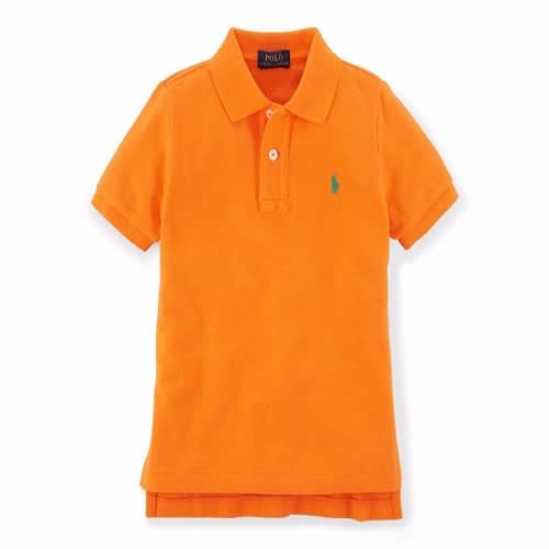 Short Sleeve Polo Shirt - Orange