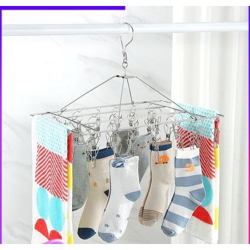 Small Baby Cloth Hanger / Dryer With Peg / Clip