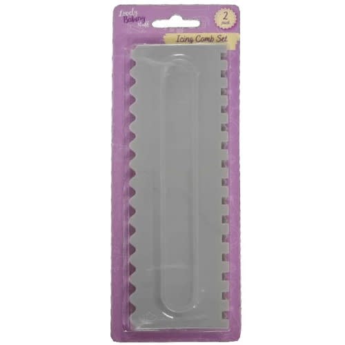 Cake Icing Scrapers 2Pack - Grey