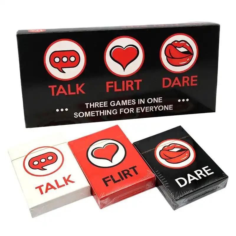 TALK FLIRT DARE CARD GAME FOR COUPLE