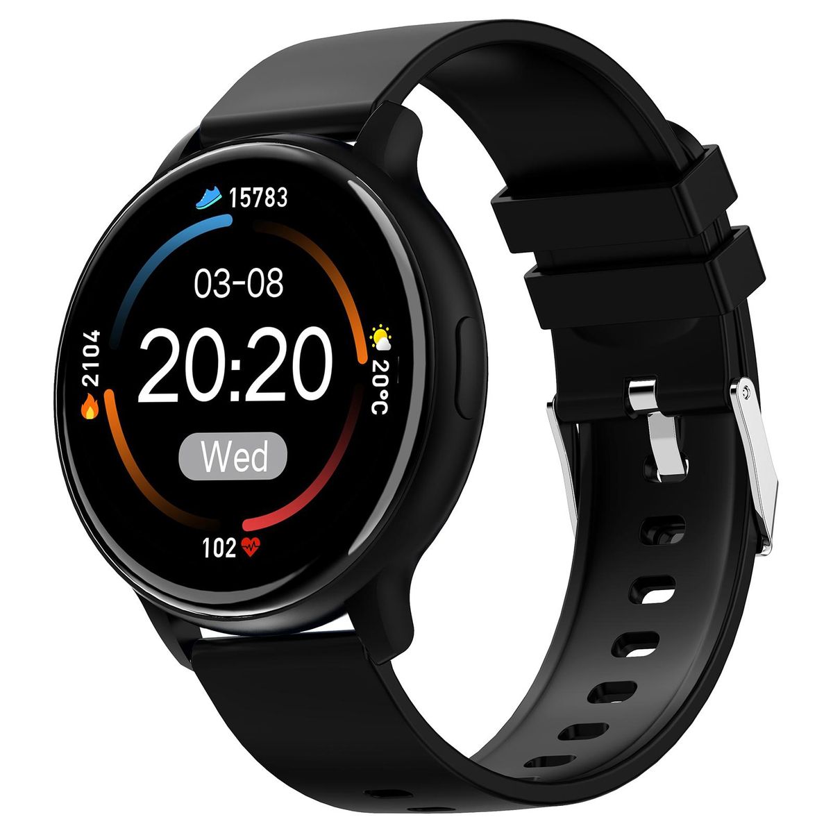 ZL27 Smart Bracelet 1.28 inch IPS Touchscreen Multiple Sports Modes/Pedometer/Heart Rate/Blood Pressure/Notifications Reminder