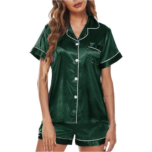 Women Satin Set Pyjamas -