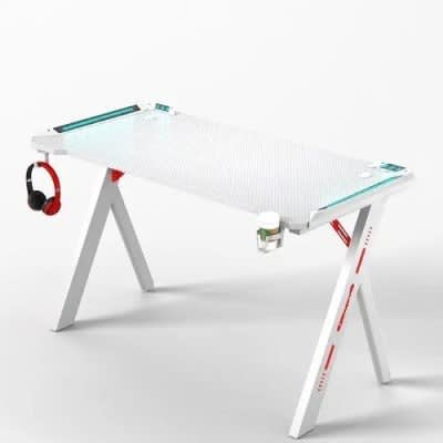 Y Leg Shaped Rgb Led Lights Gaming Table 1.2m
