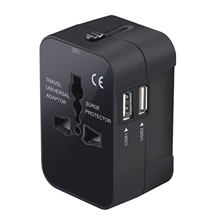 Portable Multi-function Dual USB Ports Global Universal Trav
