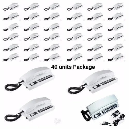 Wireless Corded Intercom Phone - 40 Units