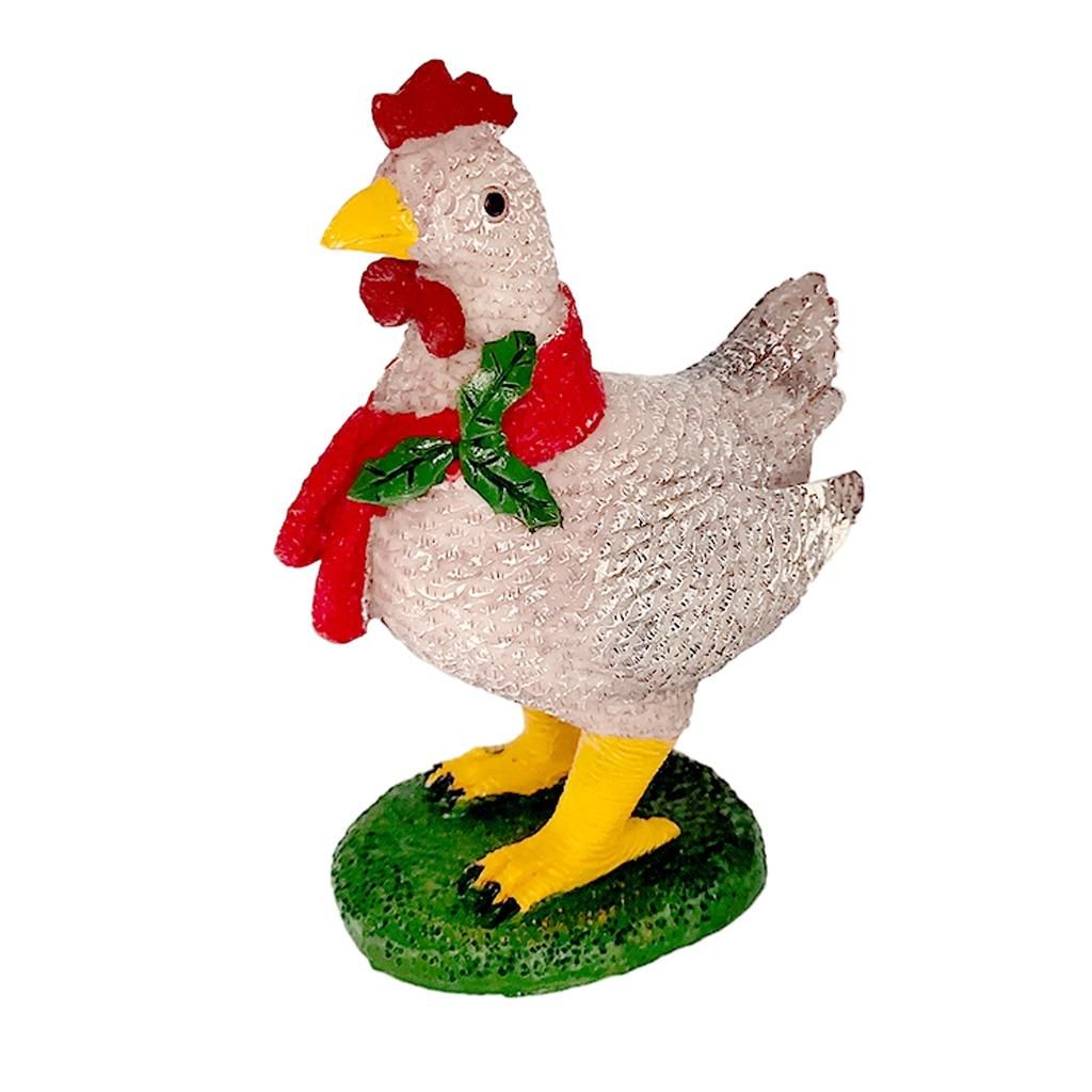 Light-up Chicken Lantern Resin Corridor Party Small Without Light