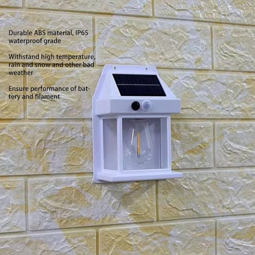 Outdoor Motion Sensor Lantern -White Color