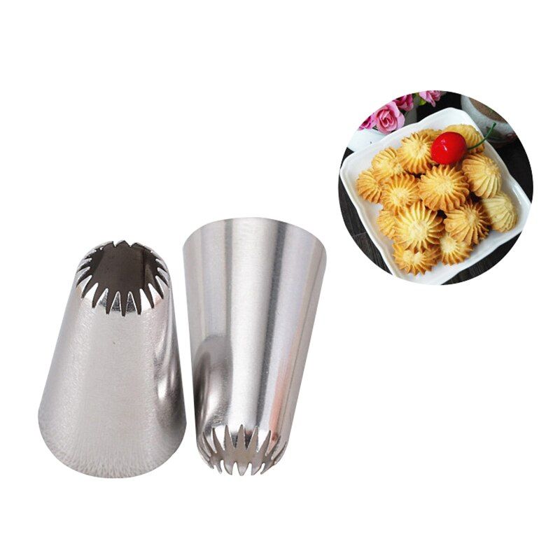 #195 Stainless Steel DIY Icing Piping Tips Cupcake Cake