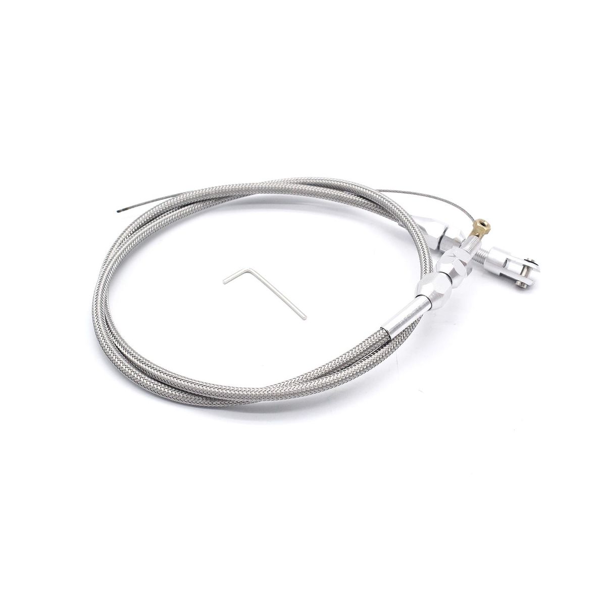 LS Engine Throttle Gas Cable 36 Inch Stainless Steel Braided Replacement for LS1 4.8 5.3 5.7 6.0