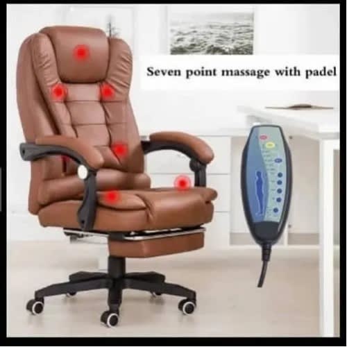 Executive/Ceo Massage Office Chair With Footrest