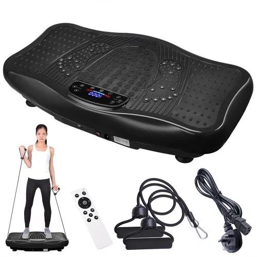 Ultrathin Vibration Platform/massager With Two Resistance Band