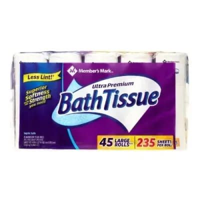 Ultra Premium Bath Tissue - 45 Rolls / 235 Sheets Per Roll