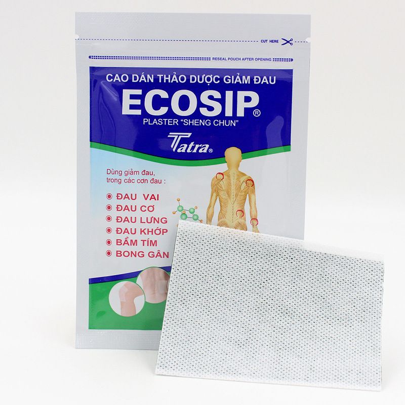 Relief Pain Patch Rheumatic Massager Spondylosis Cervical Arthritis ECOSIP Pain Lumbar 10PCS Relieving Vietnam Authentic Therapy