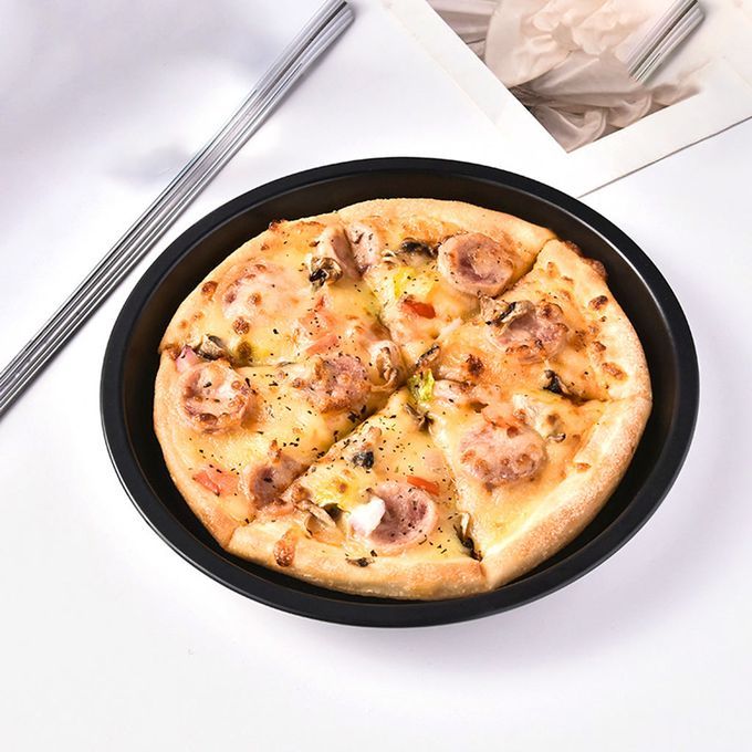 Round Pie Pan Baking Cake Pastry Bakeware Kitchen Pan 13 Inch Style 2