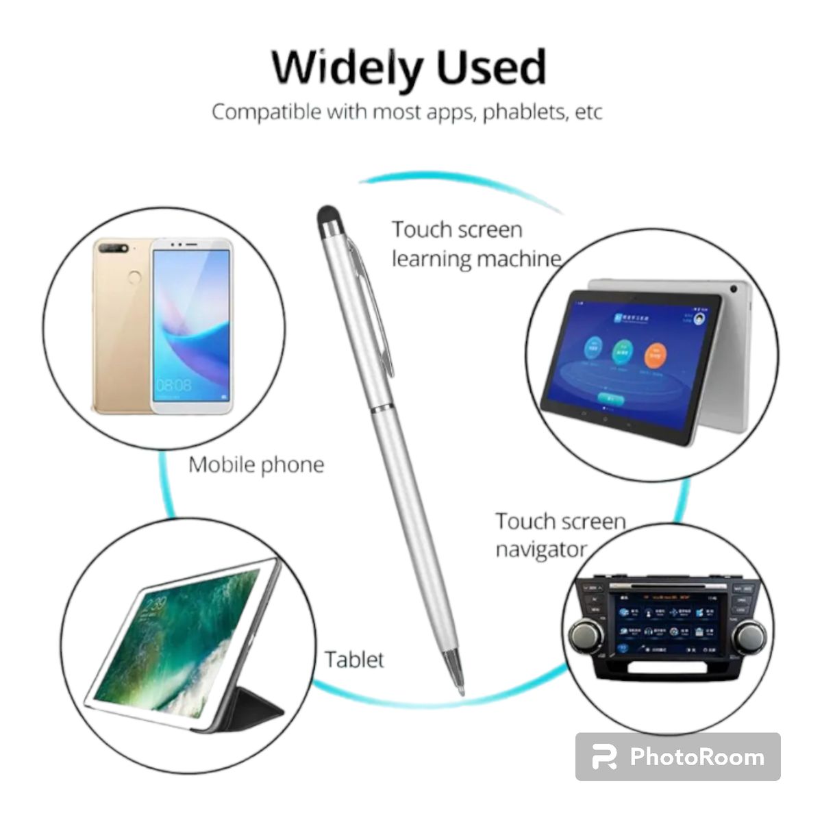 Stylus Touch Pens /silver Metal Body Available
