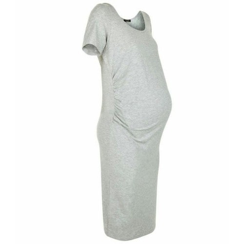 Women's Maternity Dress - Grey