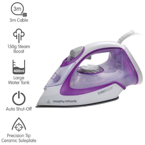 Turbo Glide Steam Iron - 2800W
