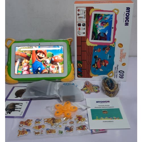 Q39 - 8GB RAM - 256GB ROM - 7" - Andriod Educational Tablet - 5000mAh - Green