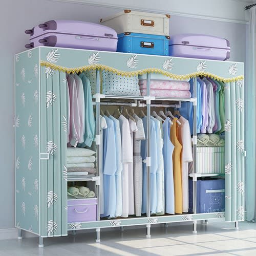 Foldable Fabric Clothes Organizer - Multicolor