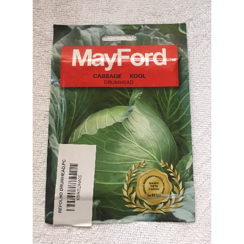 Cabbage Seeds - Drumhead - 10 Grams