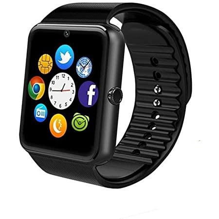 Gt08 Smartwatch Phone - Camera + Sim & Memory Card Space - Black