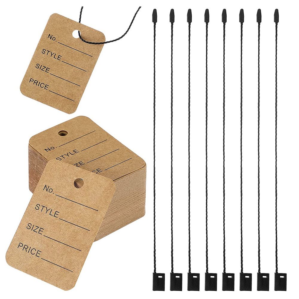 1000 Pieces Price Tags And Hang Tag String, For Clothing