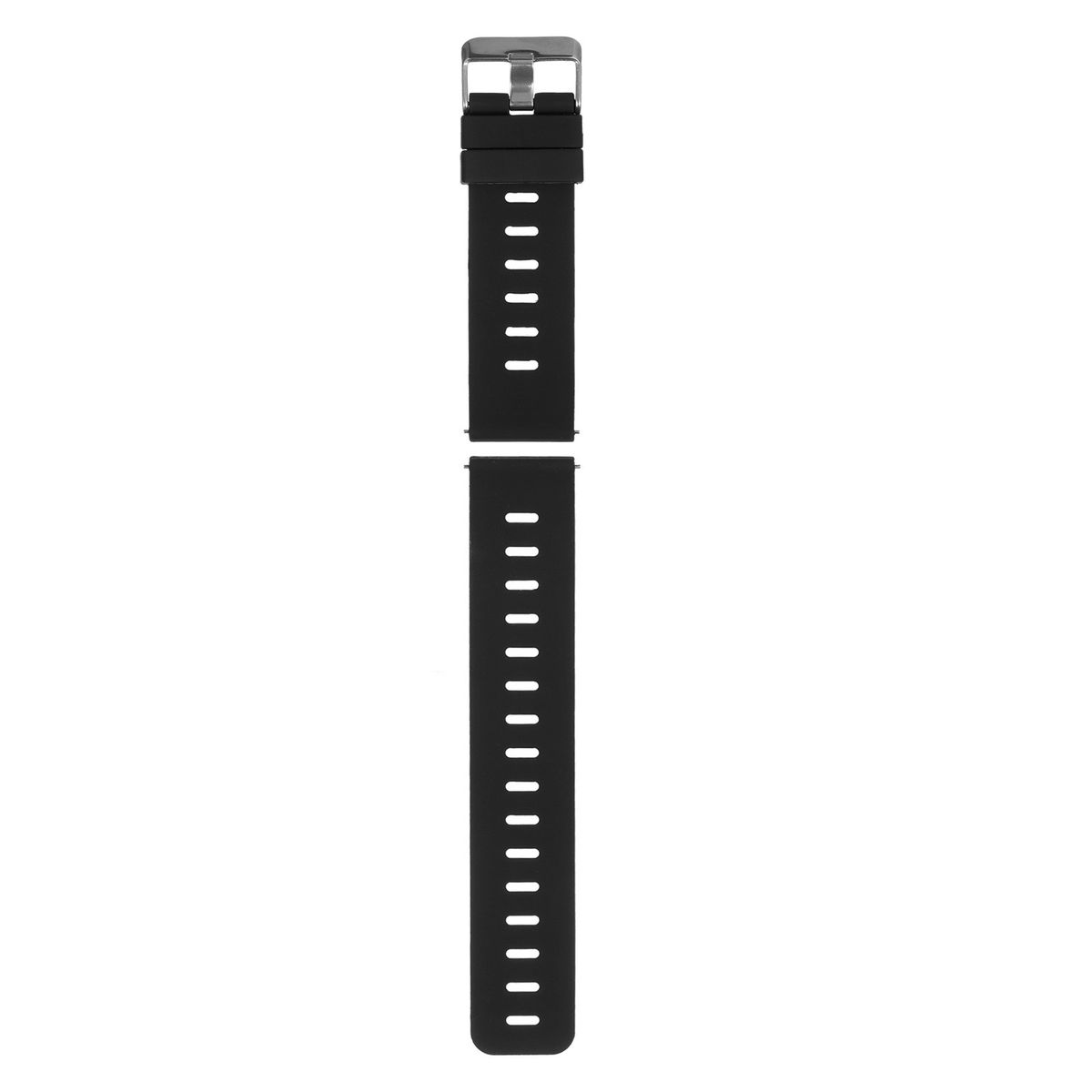 22mm Watch Band Soft Silicone Quick-Release Strap With