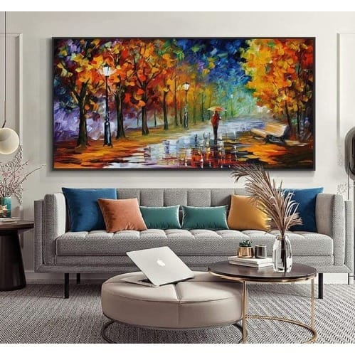 Colourful Trees Abstract - 120cm x 70cm