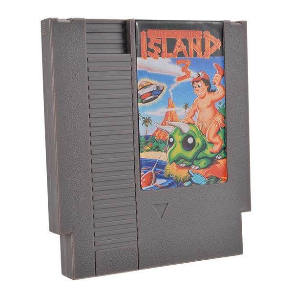 Hudson's Adventure Island 3 72 Pin 8 Bit Game Card Cartridge