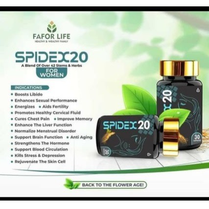 Faforlife Spidex 20 For Women Sexual Enhancement - 30 Capsules