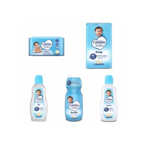 Soft & Smooth Baby Gift Set - Pack Of 70g Bar Soap, 100ml Lotion, 100ml Oil 90g, Wi