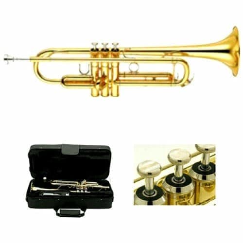 Professional Trumpet With Complete  Accessories - Gold