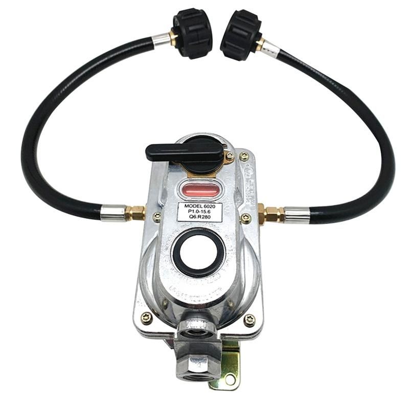 2-Stage Auto Changeover LP Propane Gas Regulator with Two