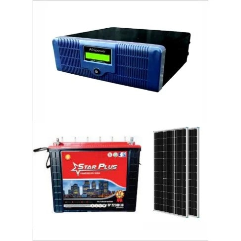 Afripower 1kva Inverter With 220ah Starplus Tubular Battery And 2 Solar Panels
