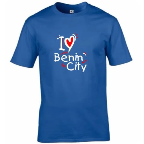I Love Benin City Custom Branded T-shirt