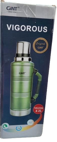 STAINLESS STEEL HOT/COLD WATER FLASK- 2.2l
