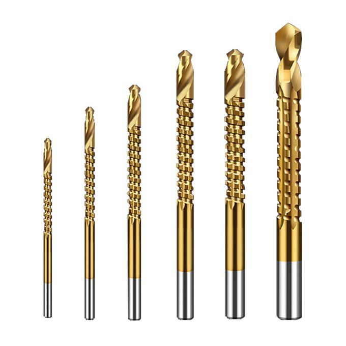 Titanium  Oated Drill Bit Set  Ral S Rew Metri   Omposite Tap Twist Drill-gold
