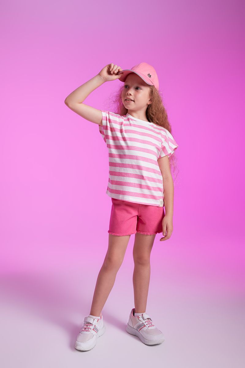 Girl Mom Fit Woven Short - Pink