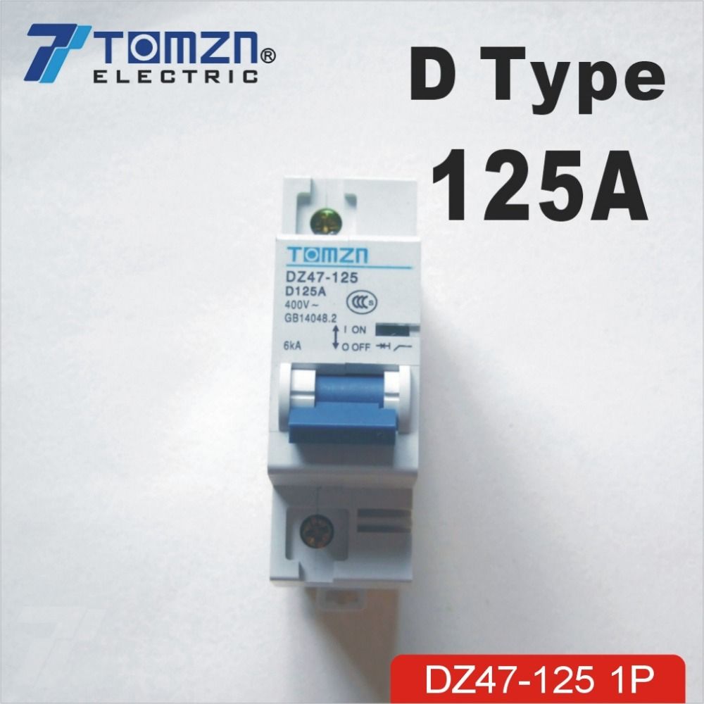 240V Circuit Breaker 50HZ MCB 415V 1P 60HZ 125A