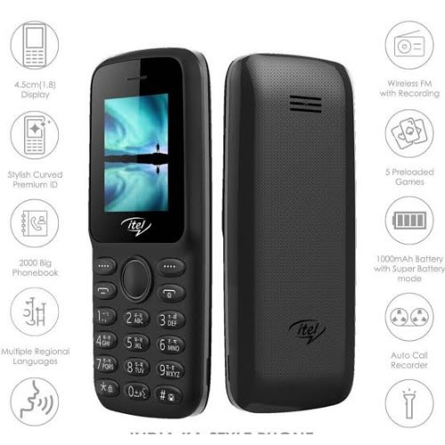 2163 Long Lasting Mobile Phone Black