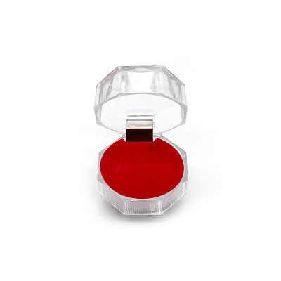 Acrylic Transparent Engagement Ring Box