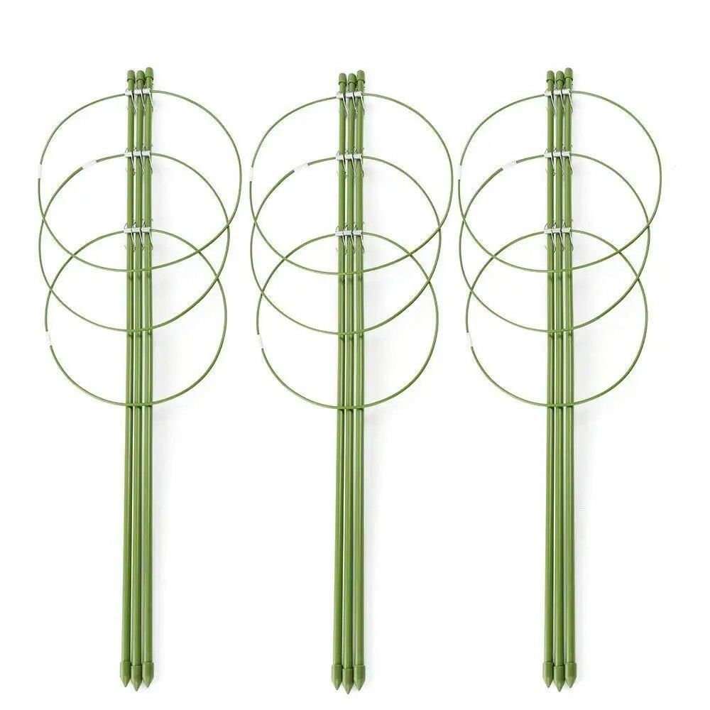Hot Sale Climbing Plants Support, Garden Trellis Flowers Tomato Cages Stand Set Of 3 Pack